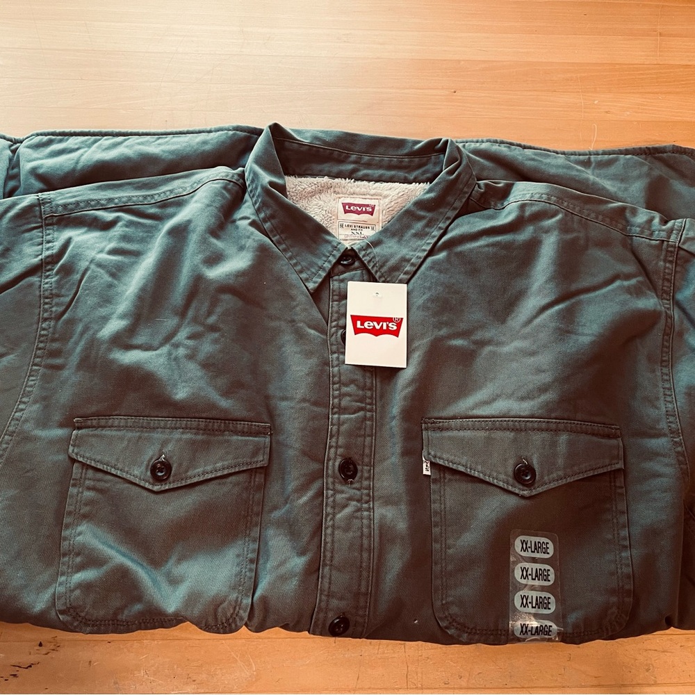 Levi’s Sherpa lined work shirt/jacket
